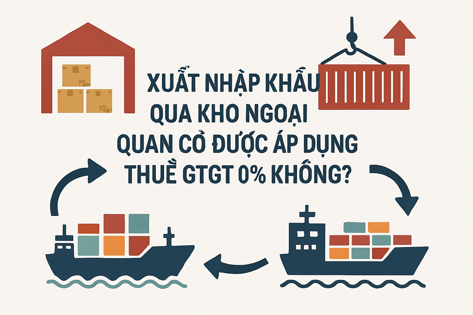 Xuất nhập khẩu qua kho ngoại quan có được áp dụng thuế GTGT 0% không?