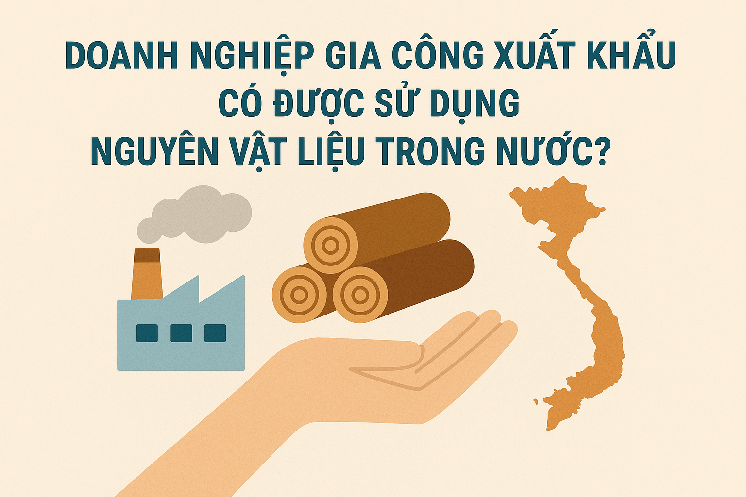 Doanh Nghiệp Gia Công Xuất Khẩu Có Được Sử Dụng Nguyên Vật Liệu Trong Nước?