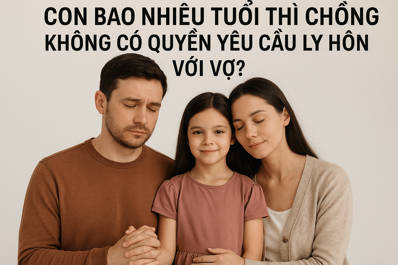Con bao nhiêu tuổi thì chồng không có quyền yêu cầu ly hôn với vợ?