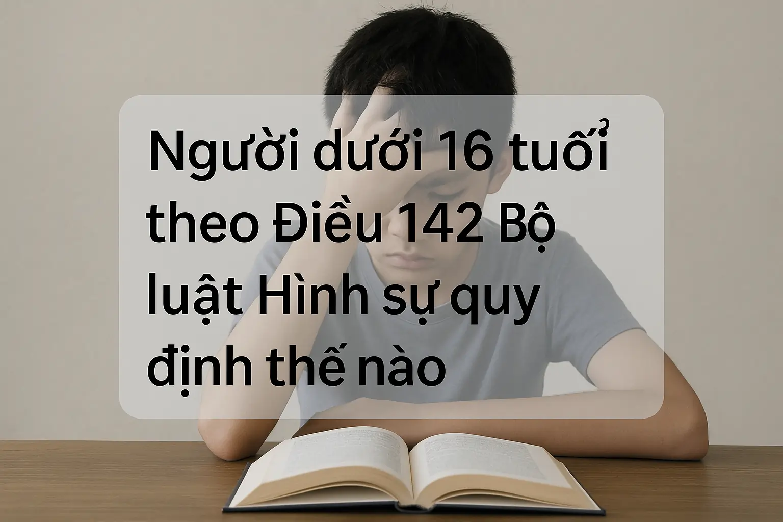 Tội hiếp dâm người dưới 16 tuổi theo Điều 142 Bộ luật Hình sự quy định thế nào