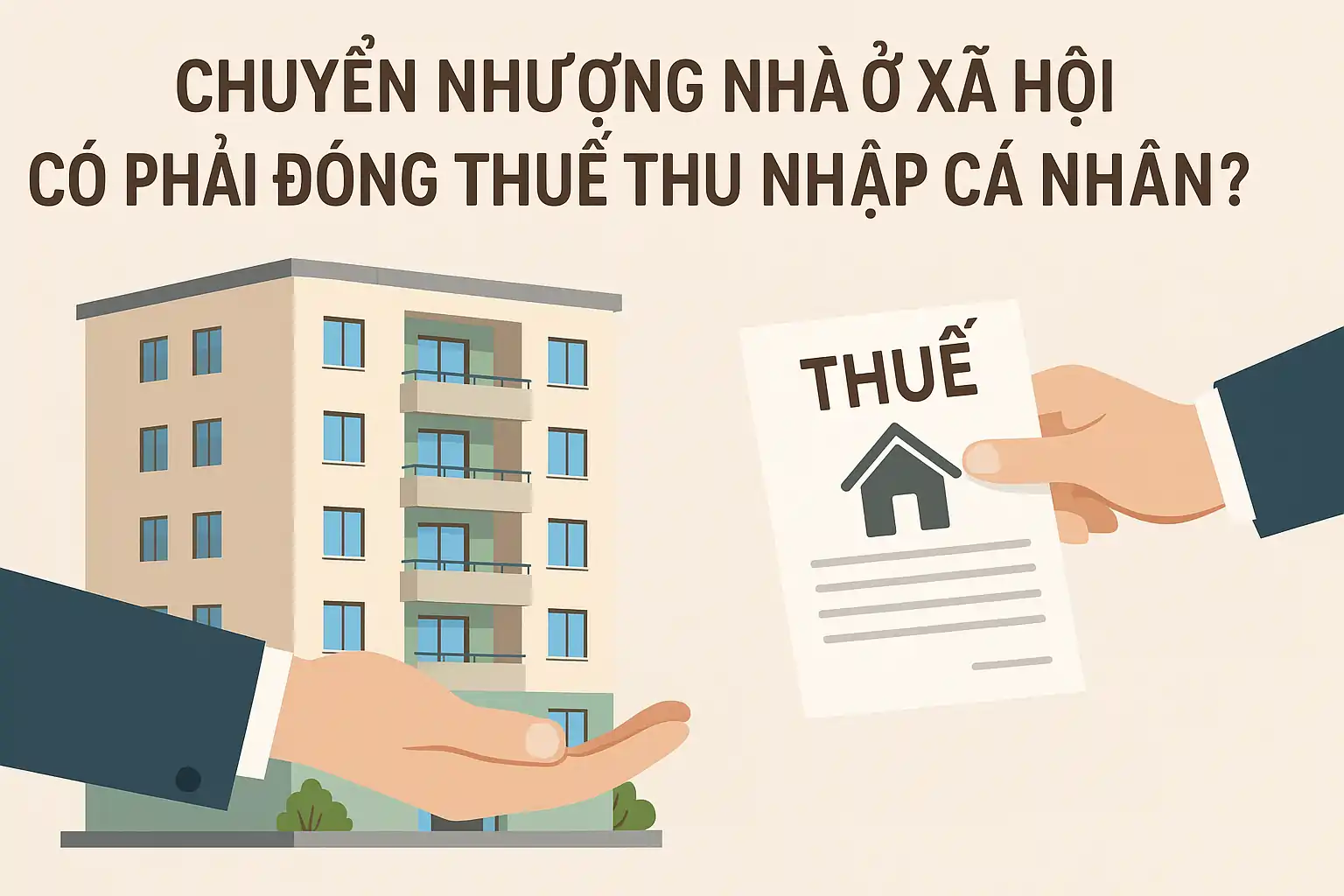 Chuyển nhượng nhà ở xã hội có phải đóng thuế thu nhập cá nhân không?