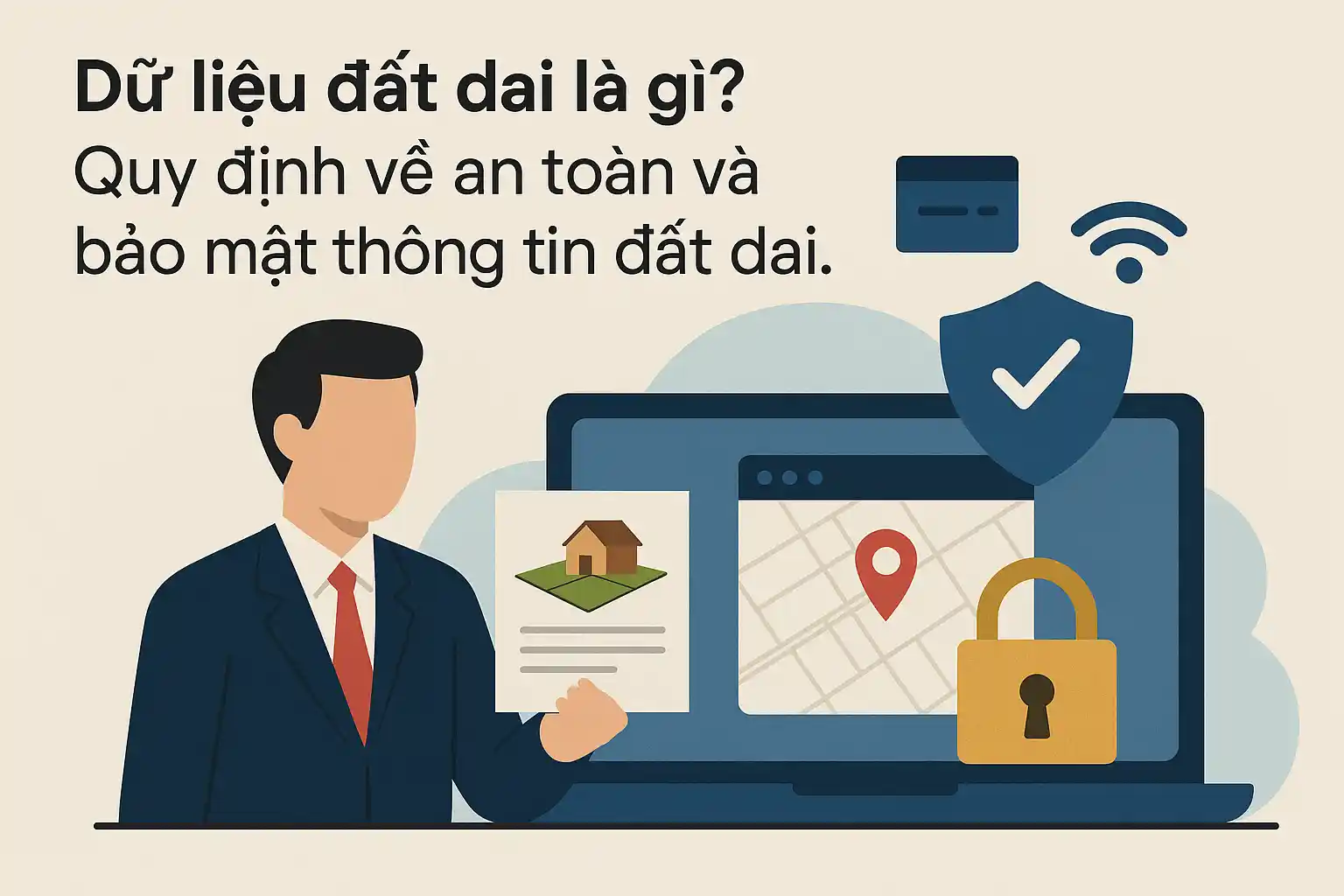 Dữ liệu đất đai là gì? Quy định về an toàn và bảo mật thông tin đất đai?