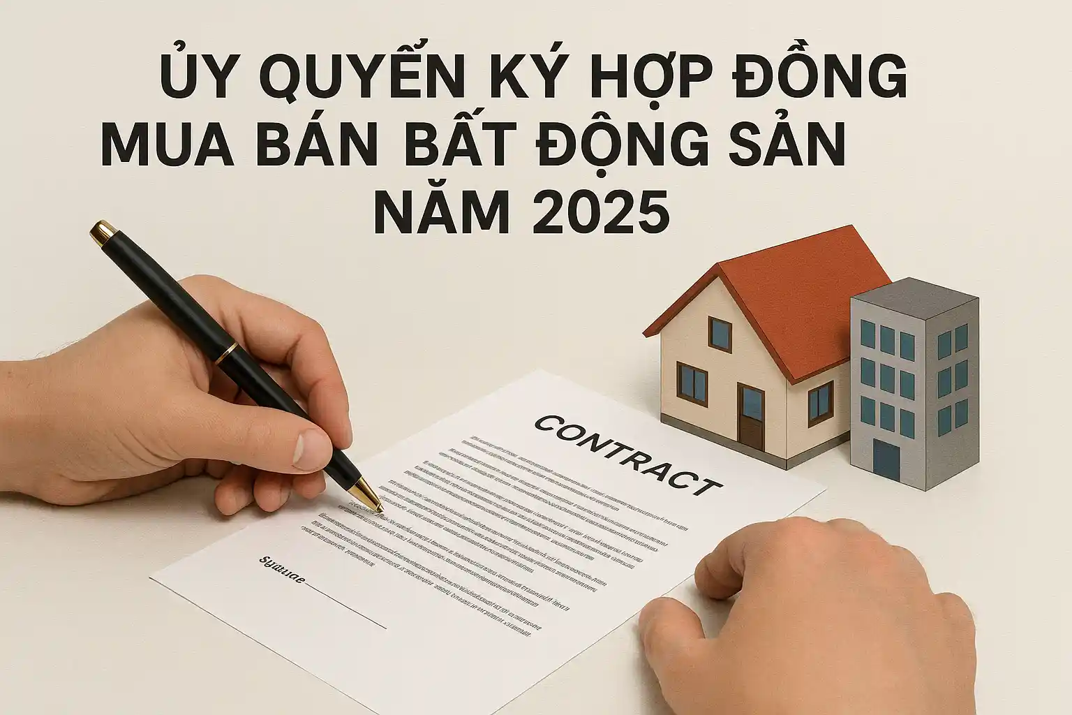 Uỷ Quyền Ký Hợp Đồng Mua Bán Bất Động Sản Năm 2025 Được Không?