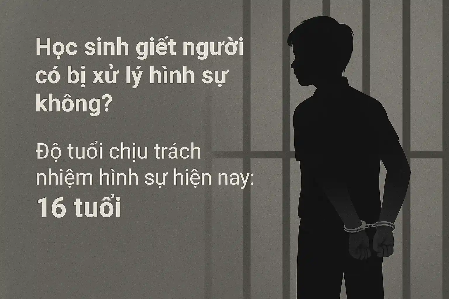 Học sinh giết người có bị xử lý hình sự không? Độ tuổi chịu trách nhiệm hình sự hiện nay?
