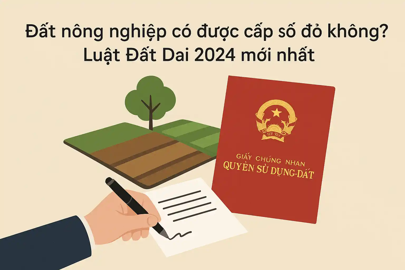 Đất Nông Nghiệp Có Được Cấp Sổ Đỏ Không? Luật Đất Đai 2024 Mới Nhất