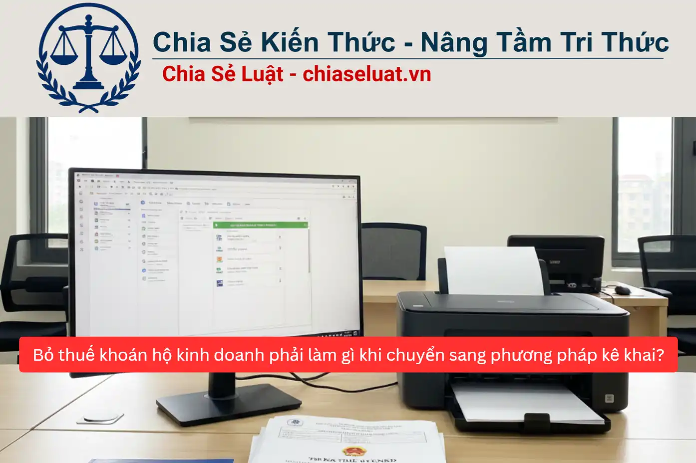 Bỏ thuế khoán hộ kinh doanh phải làm gì khi chuyển sang phương pháp kê khai?