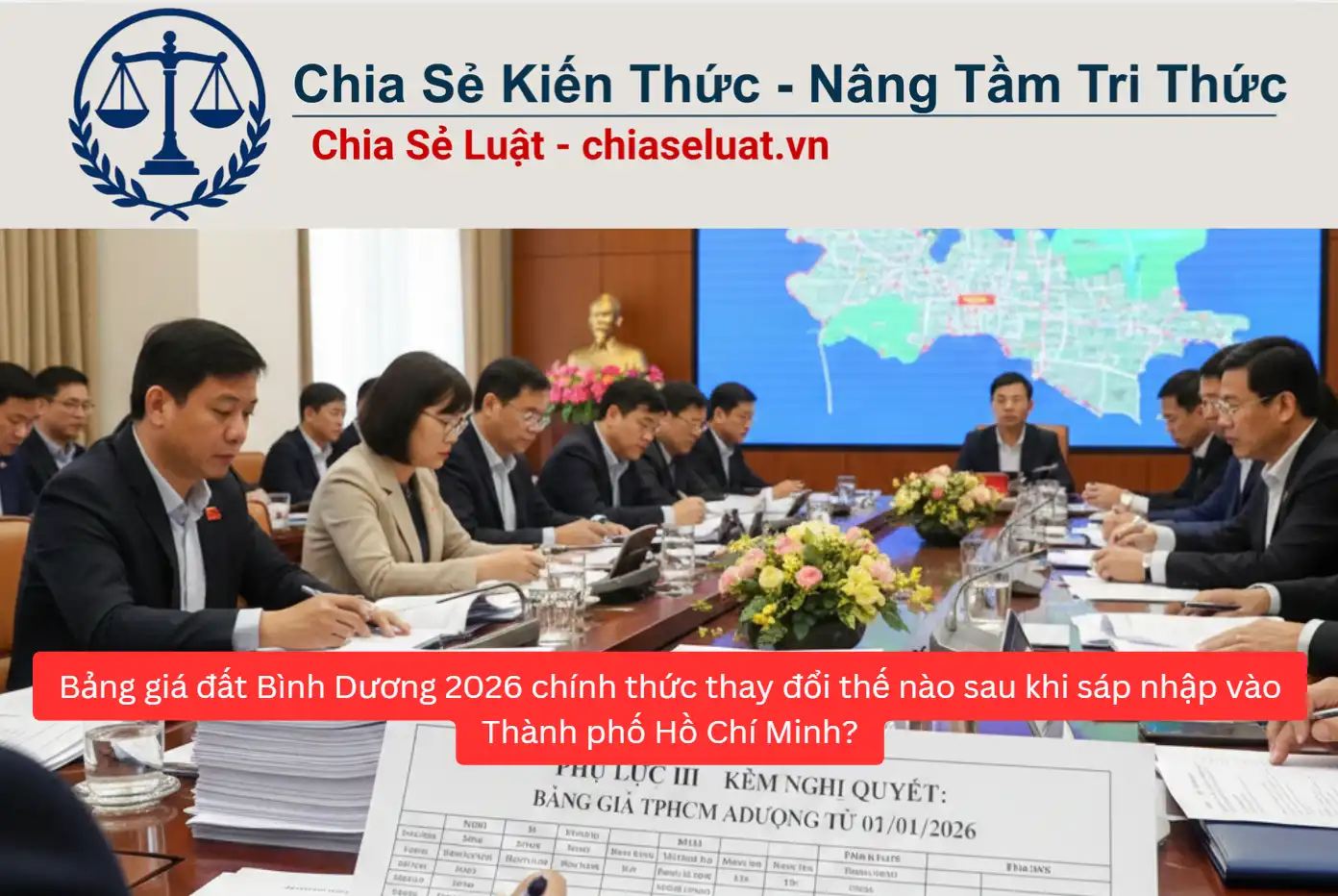 Bảng giá đất Bình Dương 2026 chính thức thay đổi thế nào sau khi sáp nhập vào Thành phố Hồ Chí Minh?