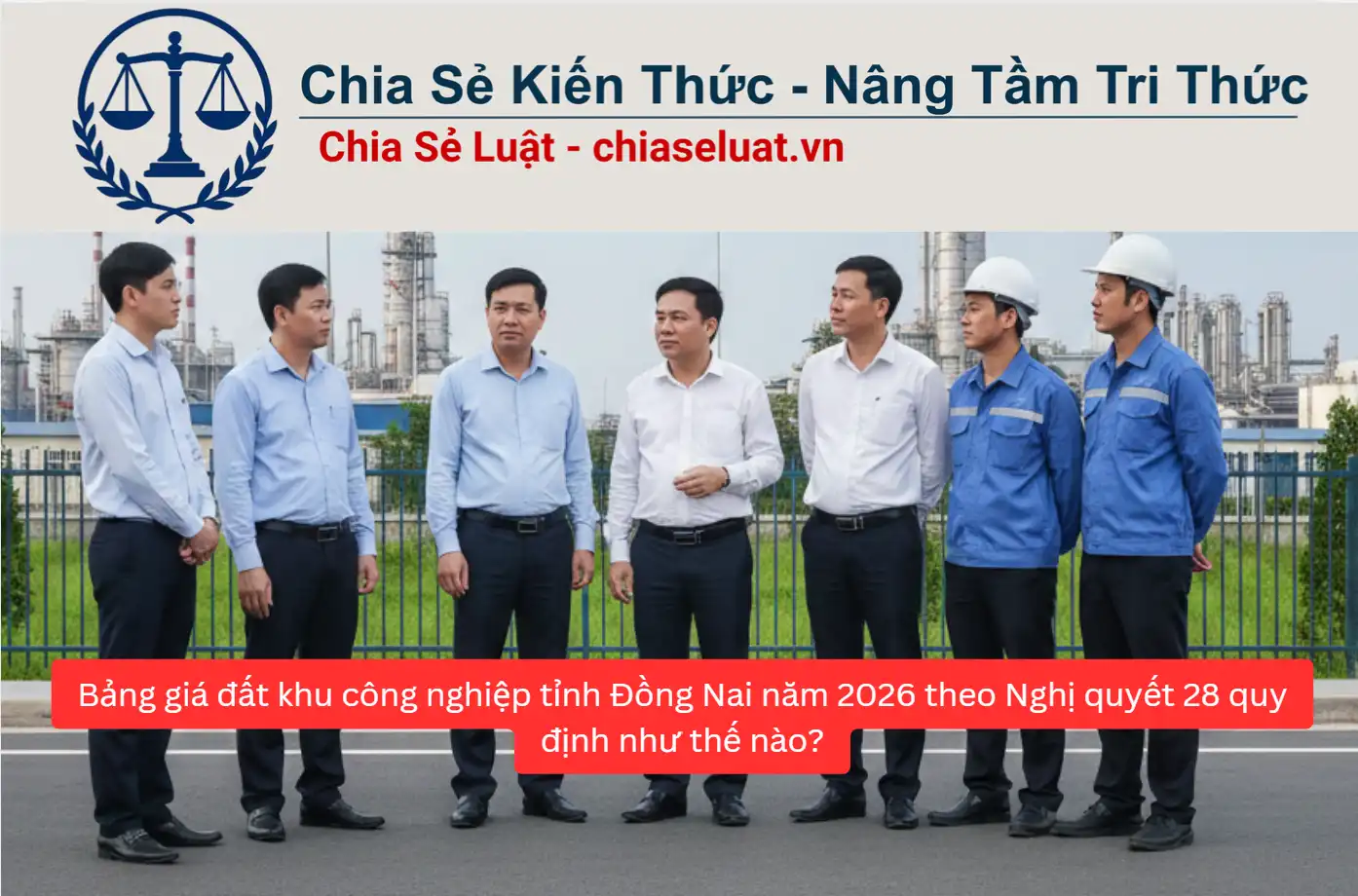 Bảng giá đất khu công nghiệp tỉnh Đồng Nai năm 2026 theo Nghị quyết 28 quy định như thế nào?