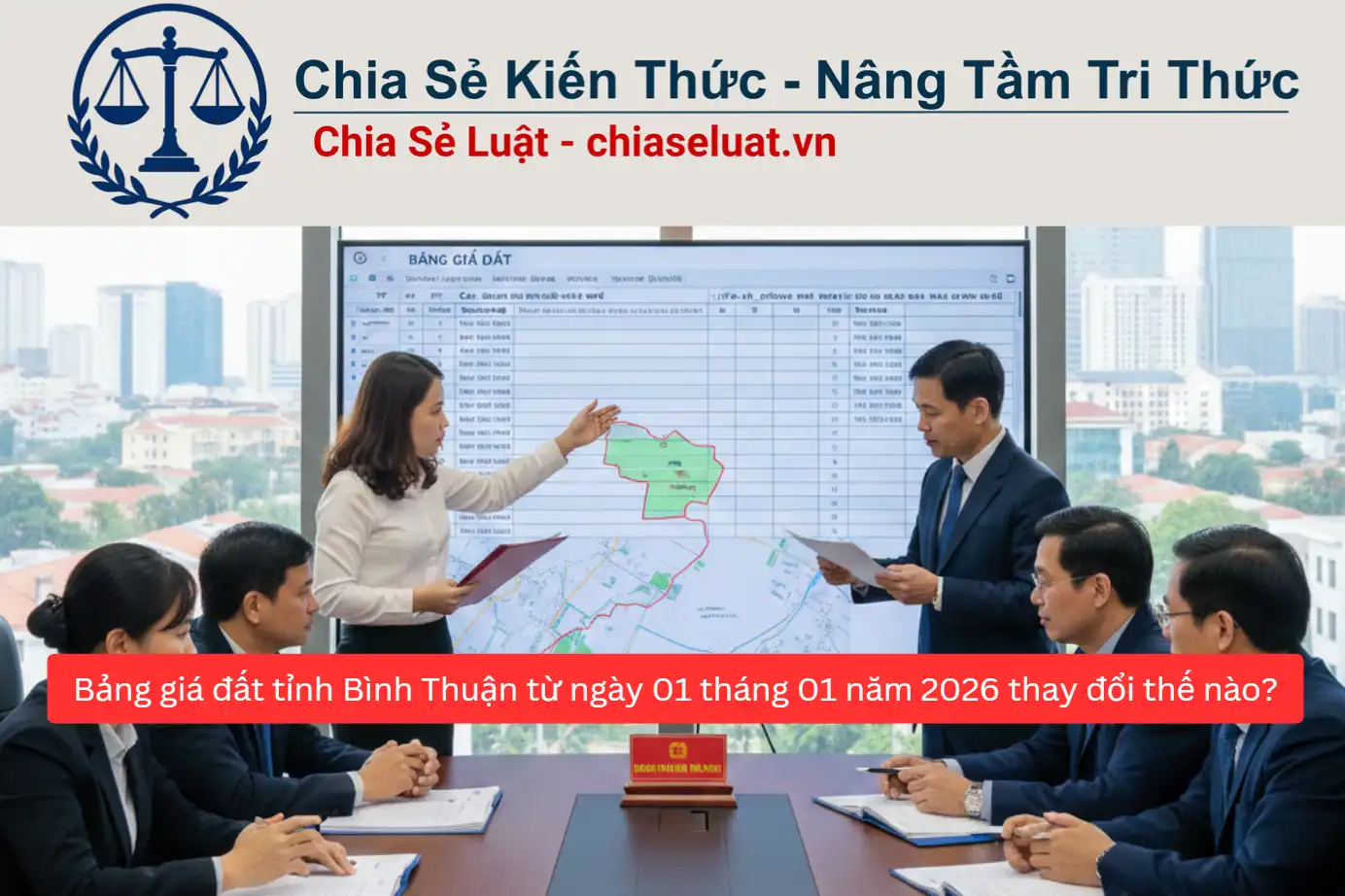 Bảng giá đất tỉnh Bình Thuận từ ngày 01 tháng 01 năm 2026 thay đổi thế nào?