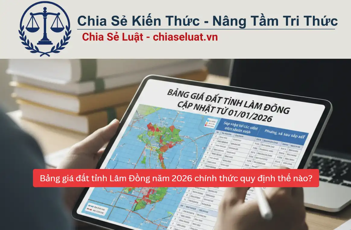 Bảng giá đất tỉnh Lâm Đồng năm 2026 chính thức quy định thế nào?
