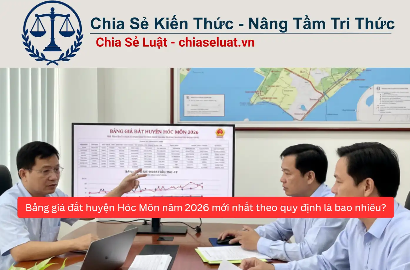 Bảng giá đất huyện Hóc Môn năm 2026 mới nhất theo quy định là bao nhiêu?