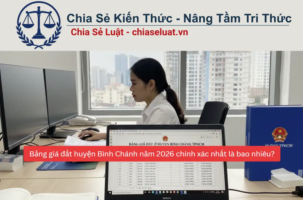 Bảng giá đất huyện Bình Chánh năm 2026 chính xác nhất là bao nhiêu?
