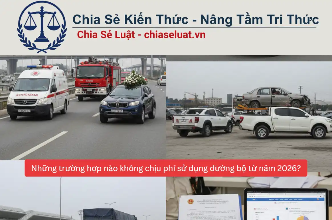 Những trường hợp nào không chịu phí sử dụng đường bộ từ năm 2026?