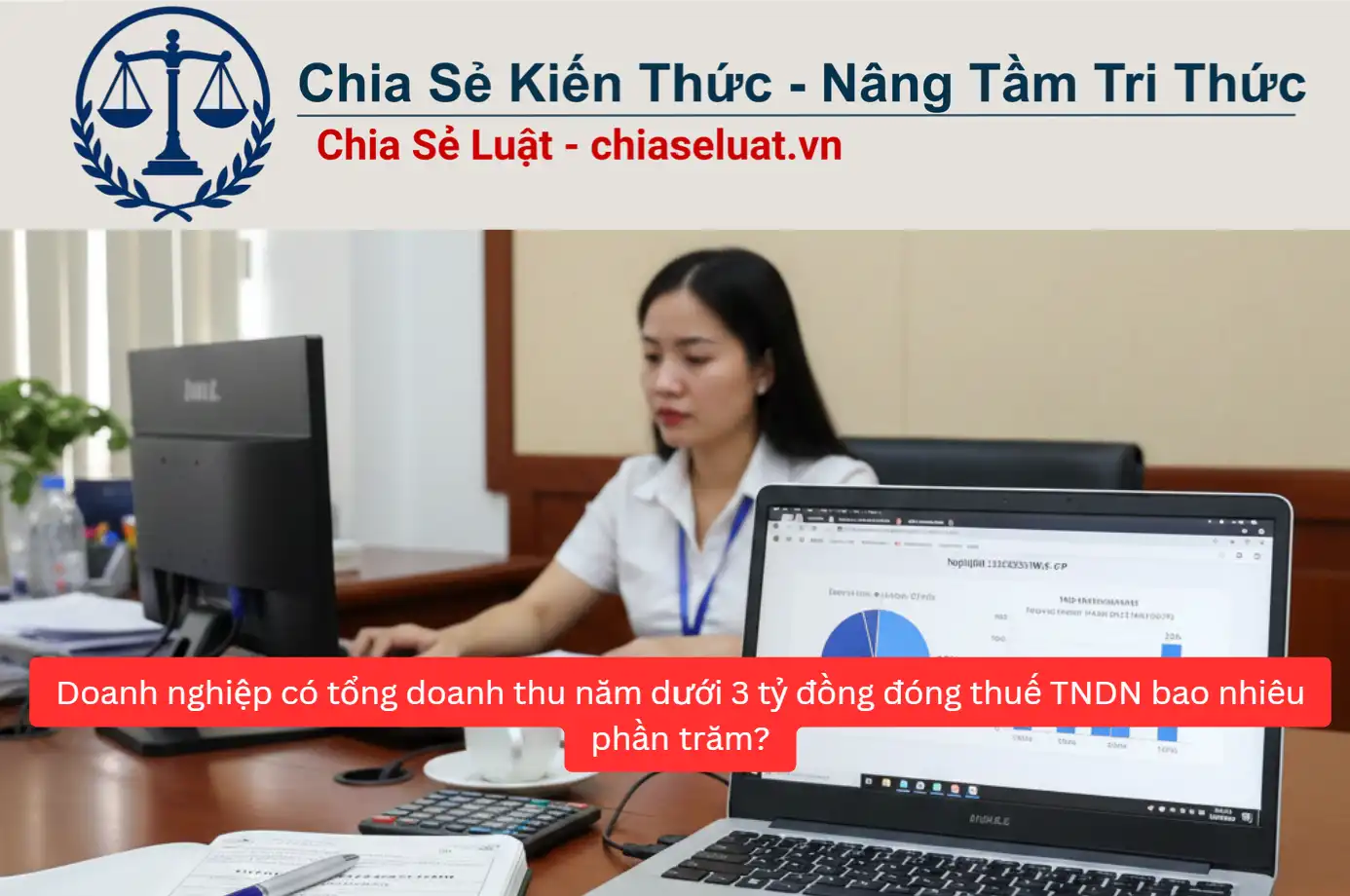 Doanh nghiệp có tổng doanh thu năm dưới 3 tỷ đồng đóng thuế TNDN bao nhiêu phần trăm?