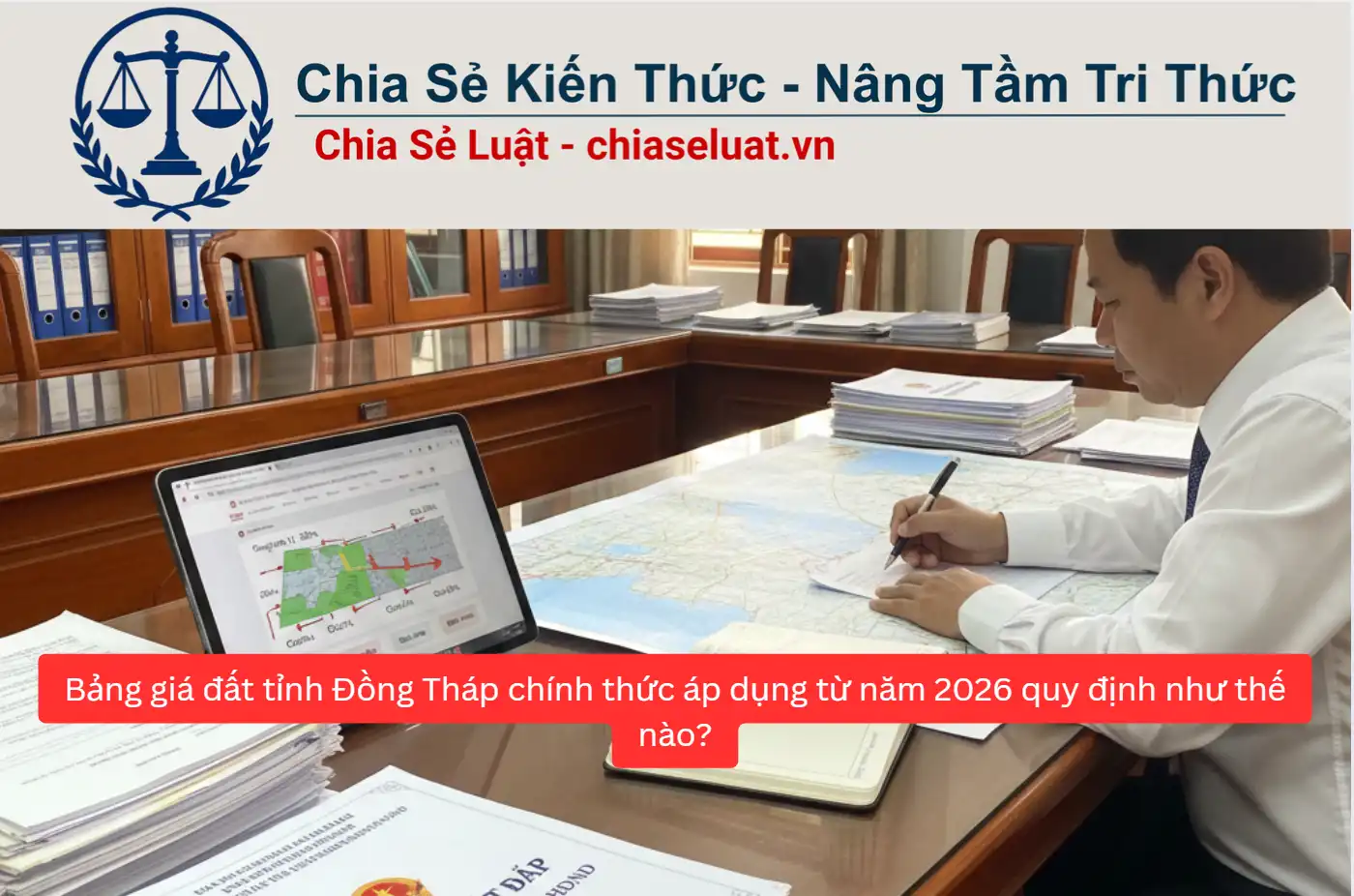 Bảng giá đất tỉnh Đồng Tháp chính thức áp dụng từ năm 2026 quy định như thế nào?