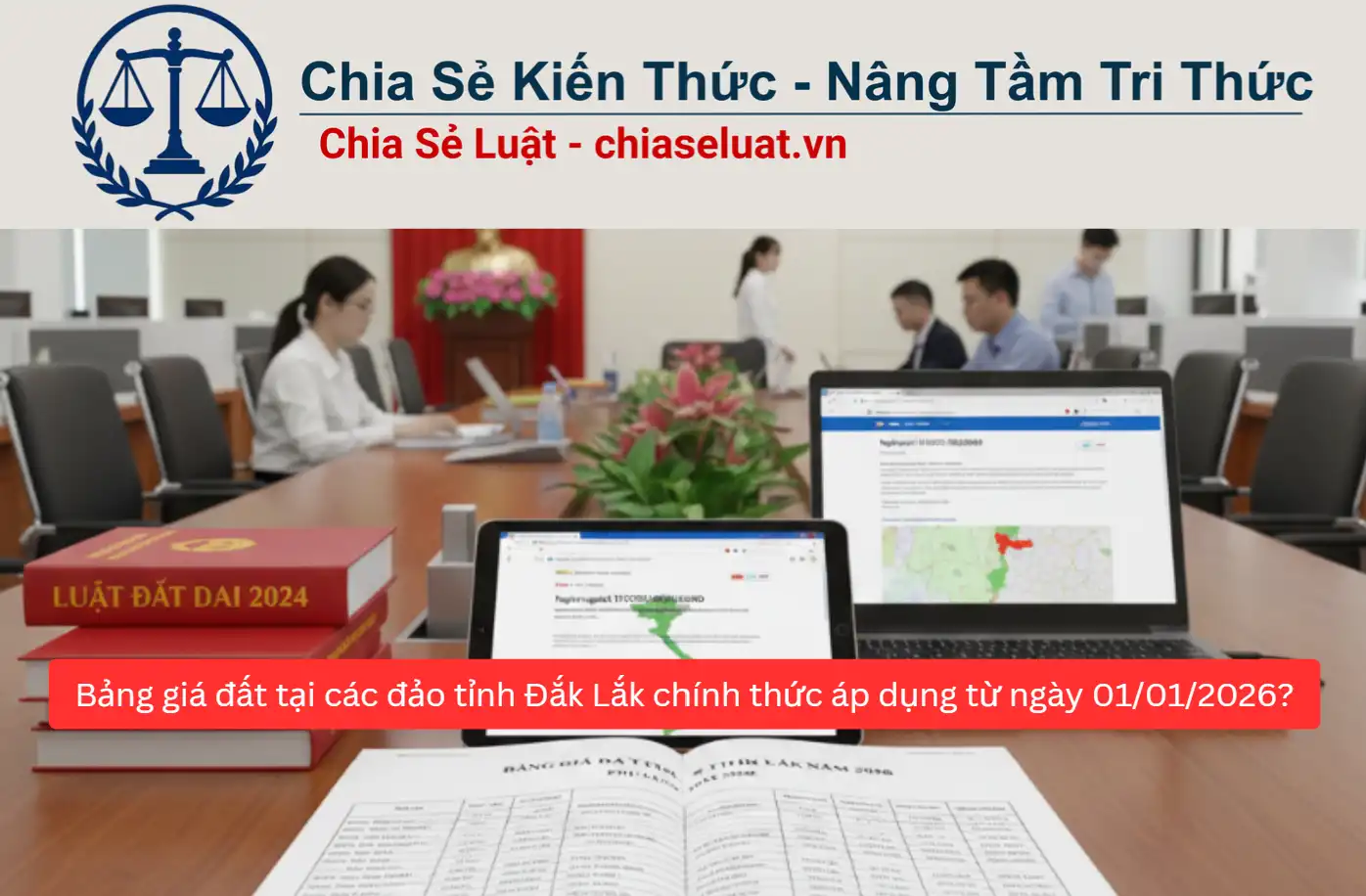 Bảng giá đất tại các đảo tỉnh Đắk Lắk chính thức áp dụng từ ngày 01/01/2026?