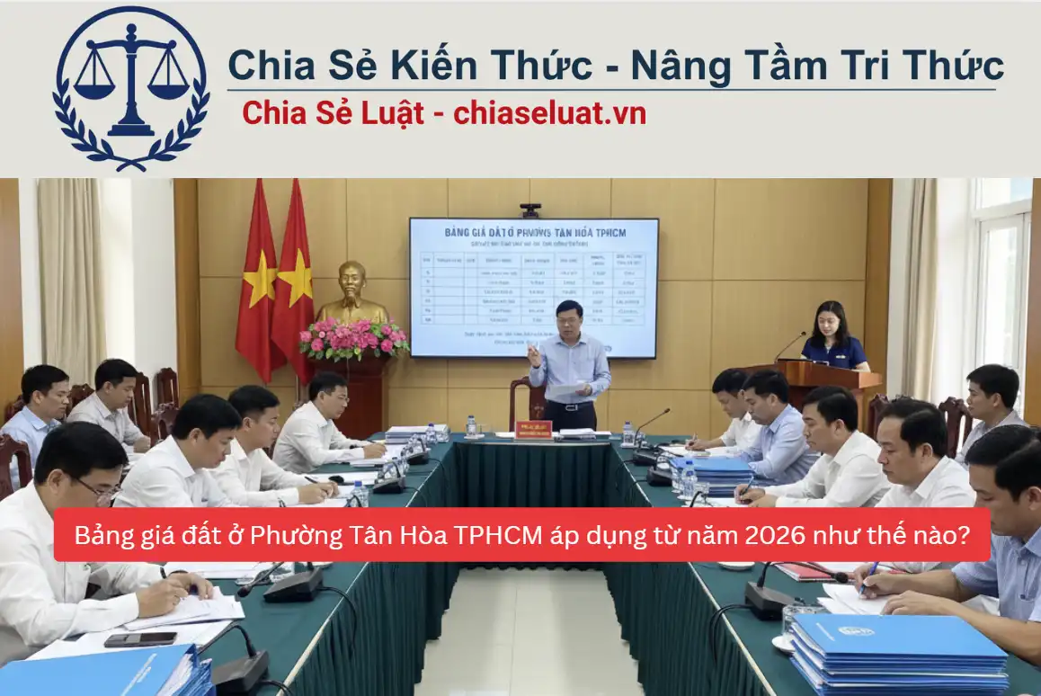 Bảng giá đất ở Phường Tân Hòa TPHCM áp dụng từ năm 2026 như thế nào?