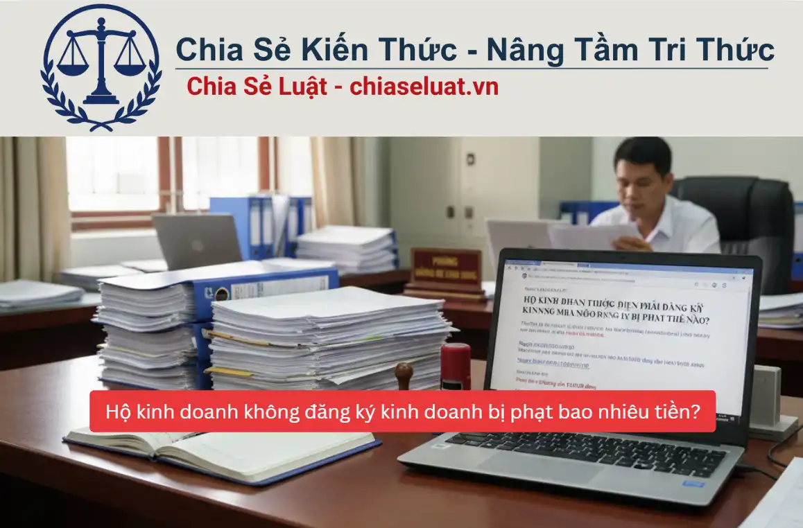Hộ kinh doanh không đăng ký kinh doanh bị phạt bao nhiêu tiền?