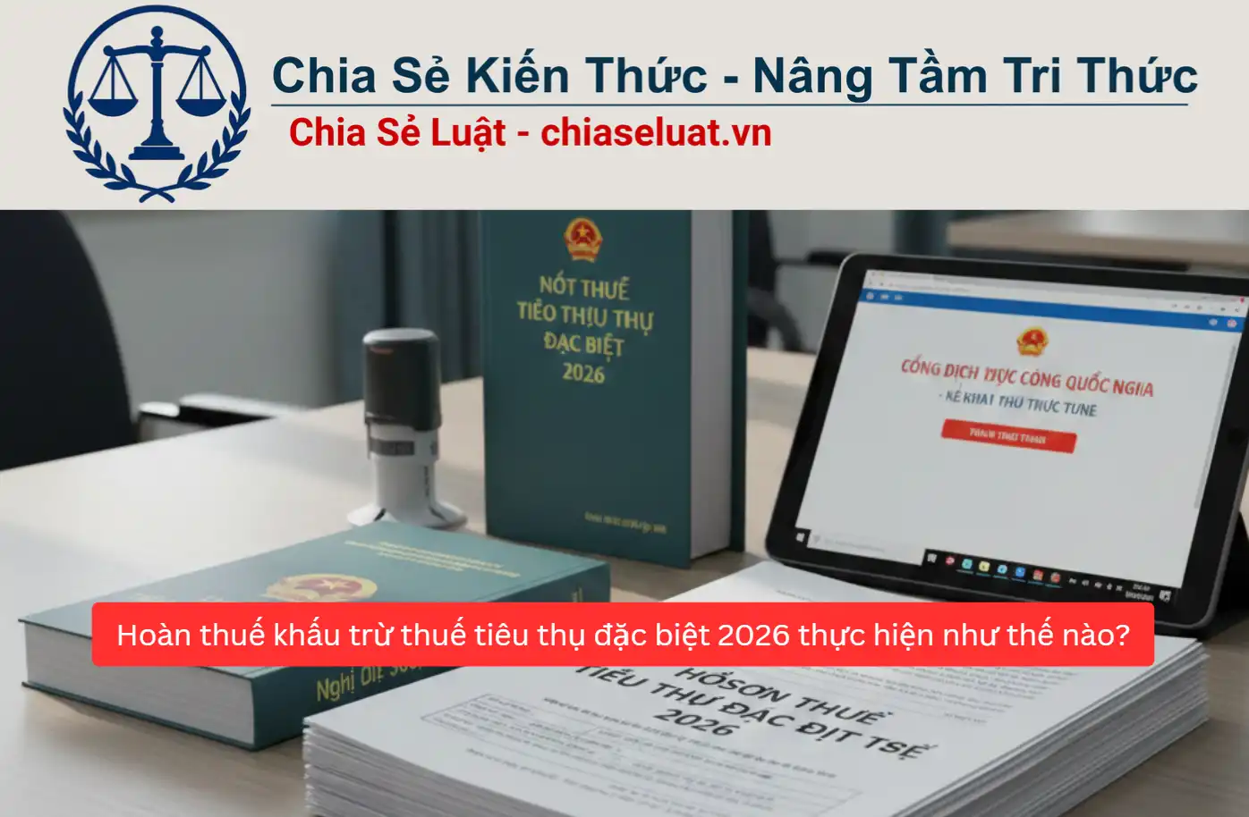 Hoàn thuế khấu trừ thuế tiêu thụ đặc biệt 2026 thực hiện như thế nào?