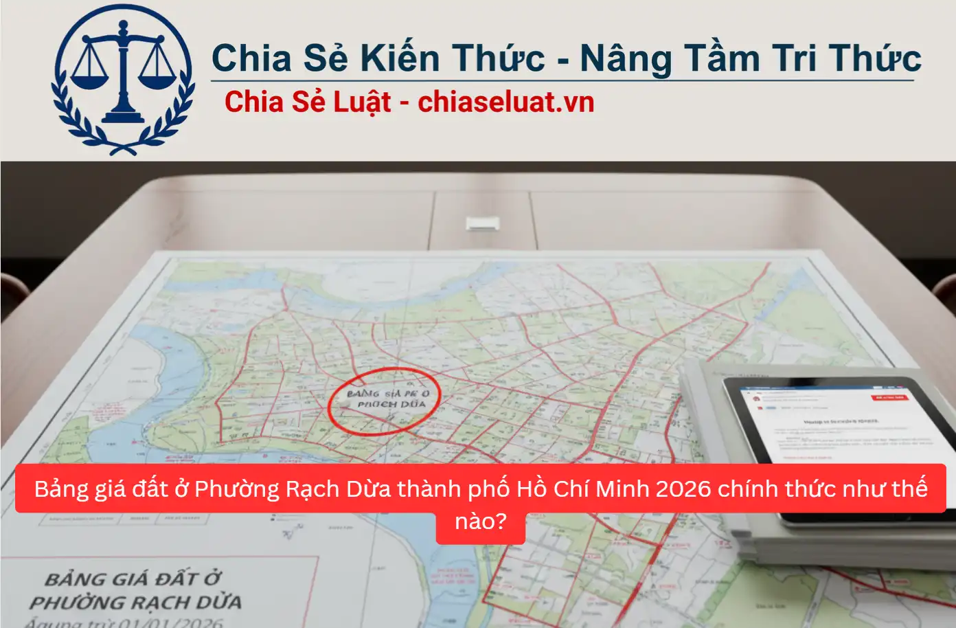 Bảng giá đất ở Phường Rạch Dừa thành phố Hồ Chí Minh 2026 chính thức như thế nào?