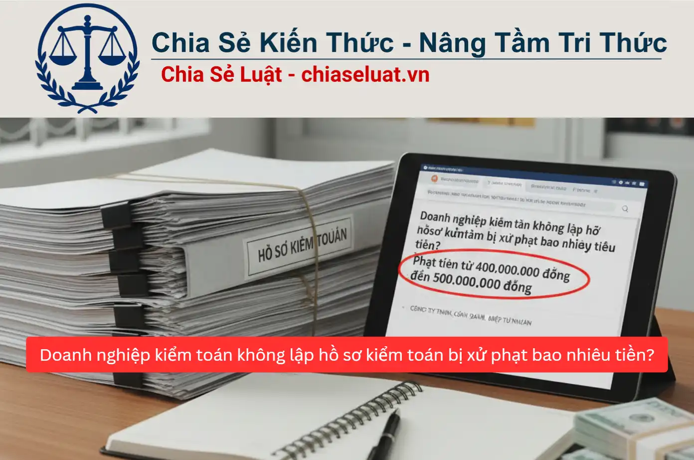 Doanh nghiệp kiểm toán không lập hồ sơ kiểm toán bị xử phạt bao nhiêu tiền?