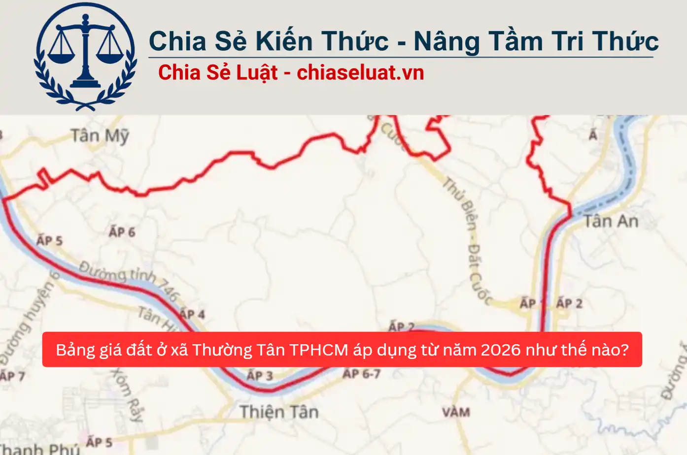 Bảng giá đất ở xã Thường Tân TPHCM áp dụng từ năm 2026 như thế nào?