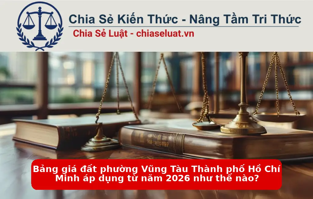 Bảng giá đất phường Vũng Tàu Thành phố Hồ Chí Minh áp dụng từ năm 2026 như thế nào?