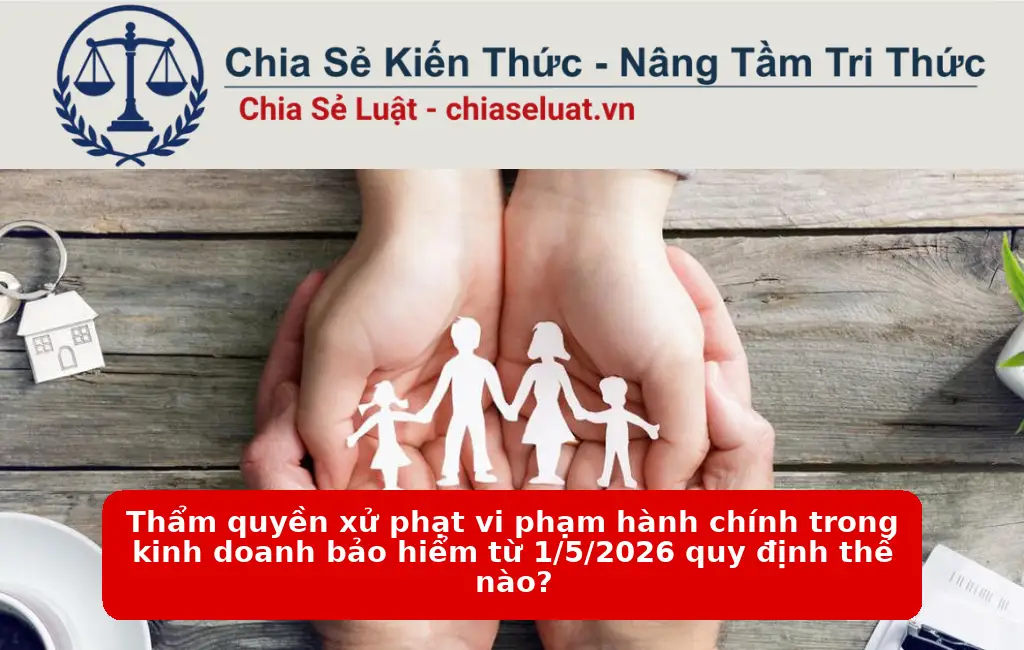 Thẩm quyền xử phạt vi phạm hành chính trong kinh doanh bảo hiểm từ 1/5/2026 quy định thế nào?